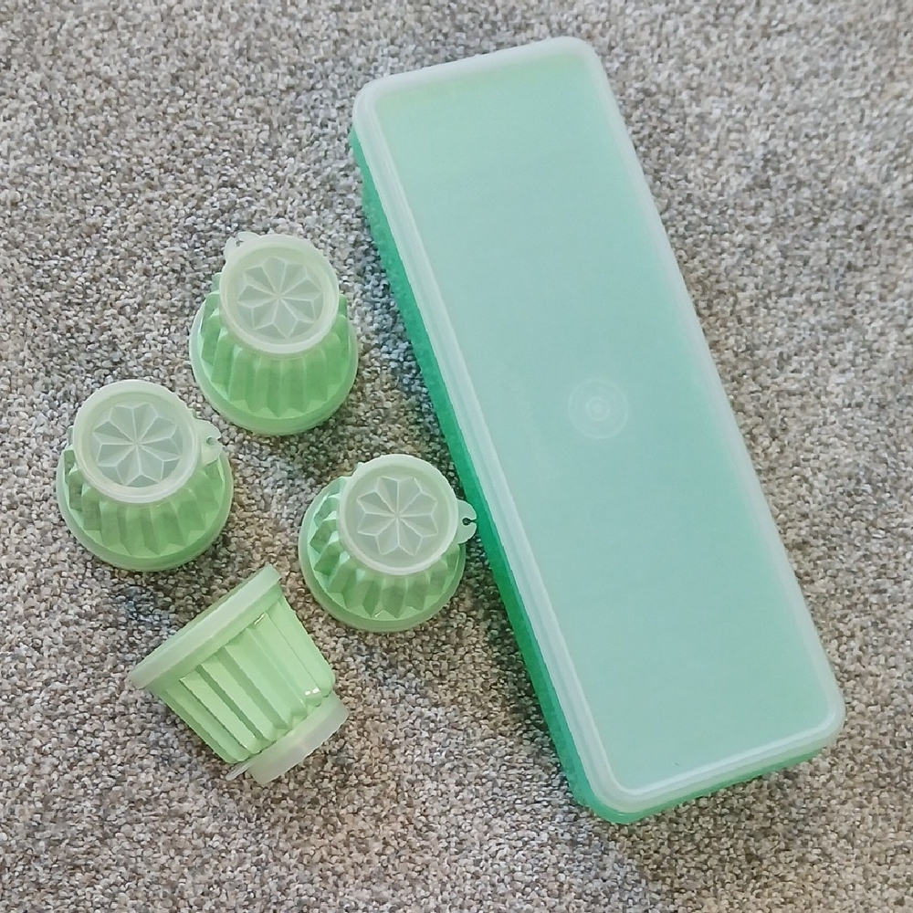 🌞Tupperware Jello Celery Keeper Mold Set Vegetable Storage
